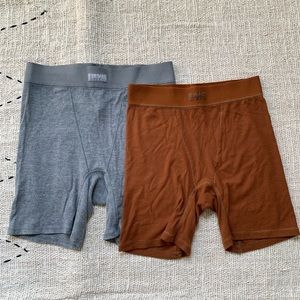 2 SKIMS BOXERS SIZE XS, S